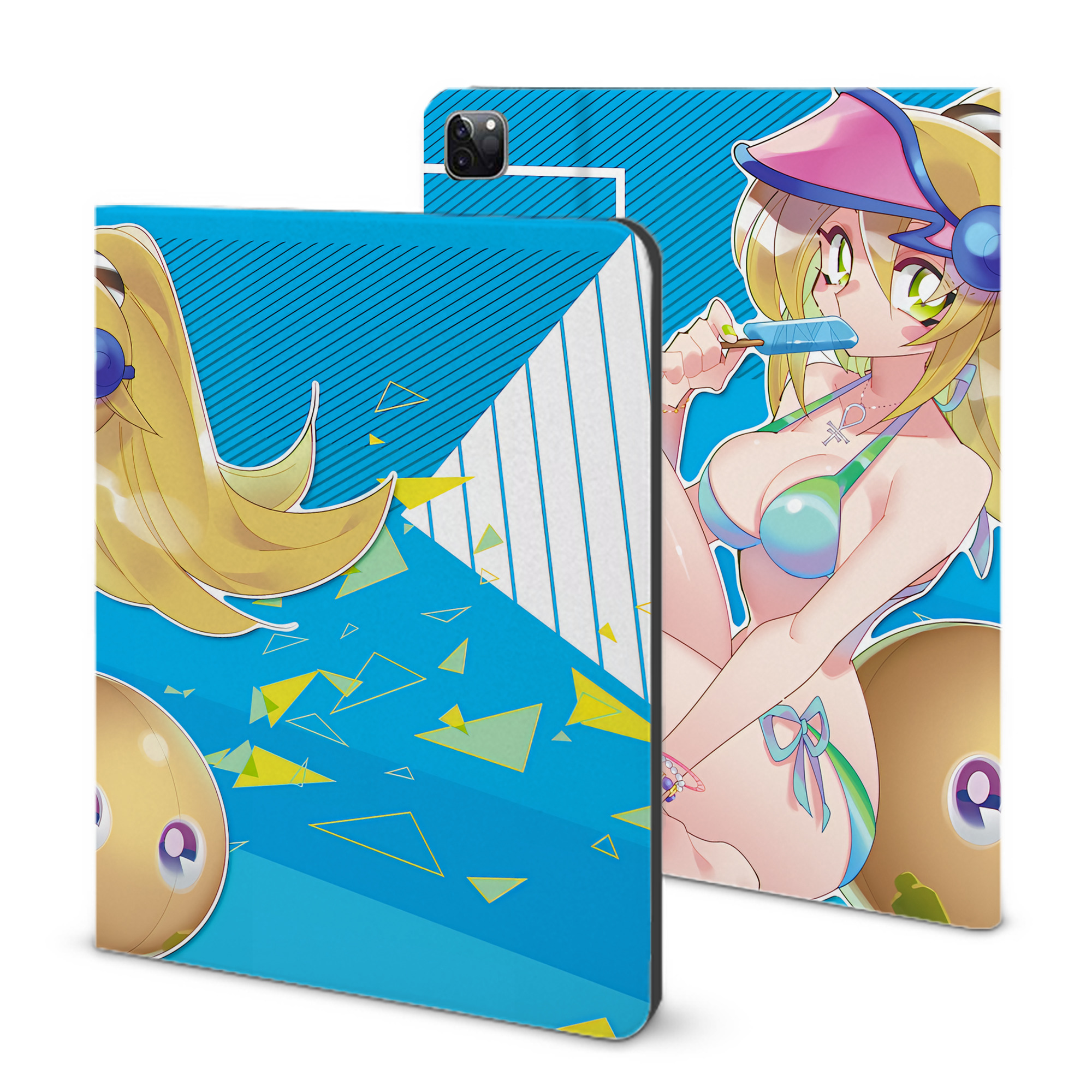 （画像用） 遊☆戯☆王 Yu-Gi-Oh! IPad ケース ブック型 PUレザー TPU 耐衝撃 軽量 薄型 ペン収納なし 全面保護 IPad 各モデル対応
